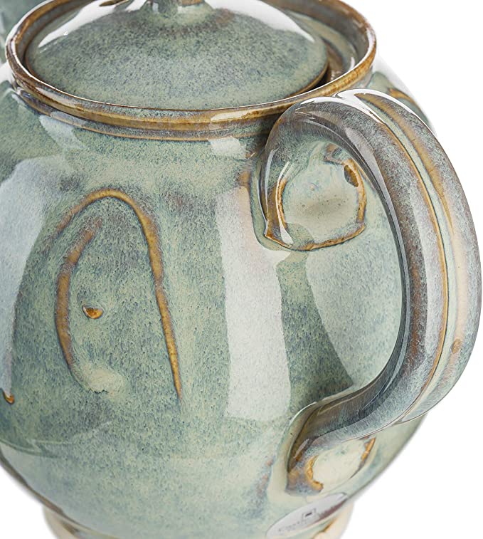 Irish Pottery Green Teapot 4 cup made by Castle Arch Pottery